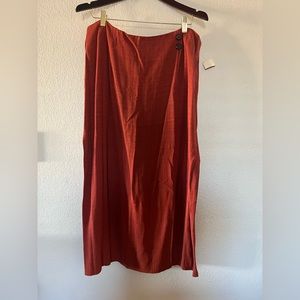 Vintage long skirt with slit